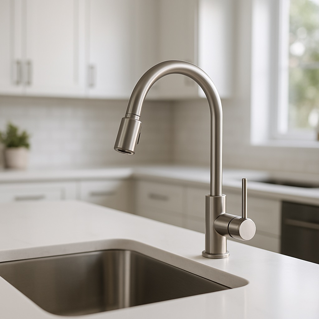 Brushed nickel RO faucet