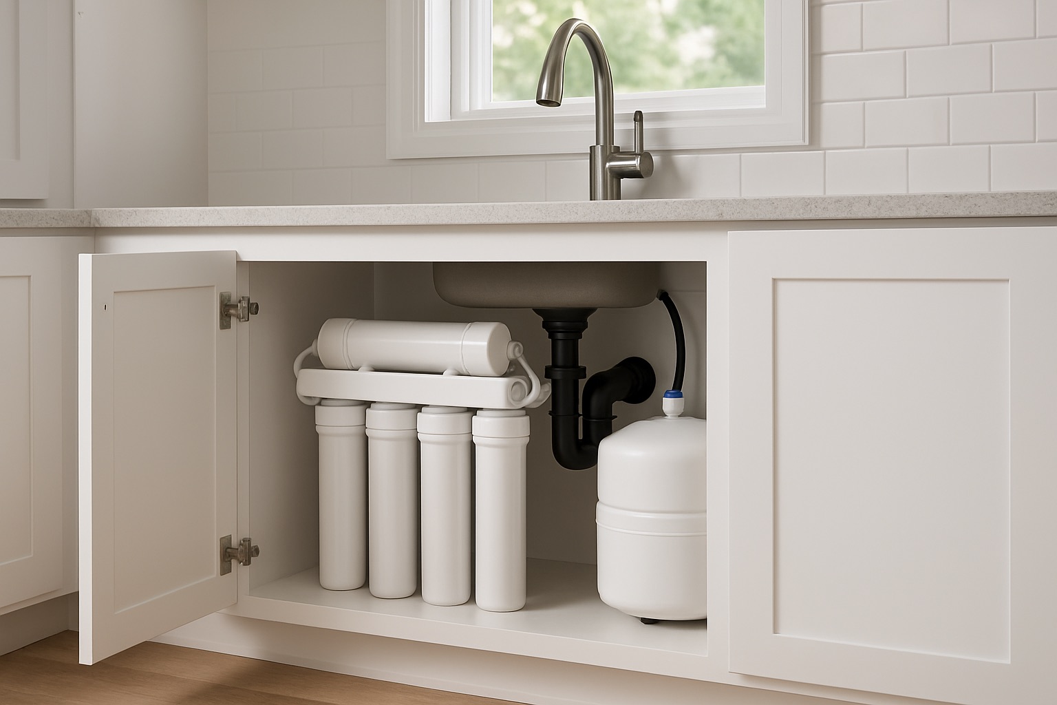 Reverse osmosis drinking water unit