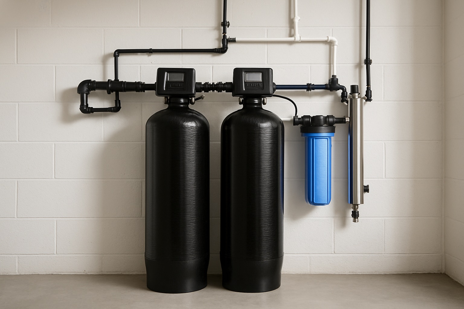 Well water treatment system